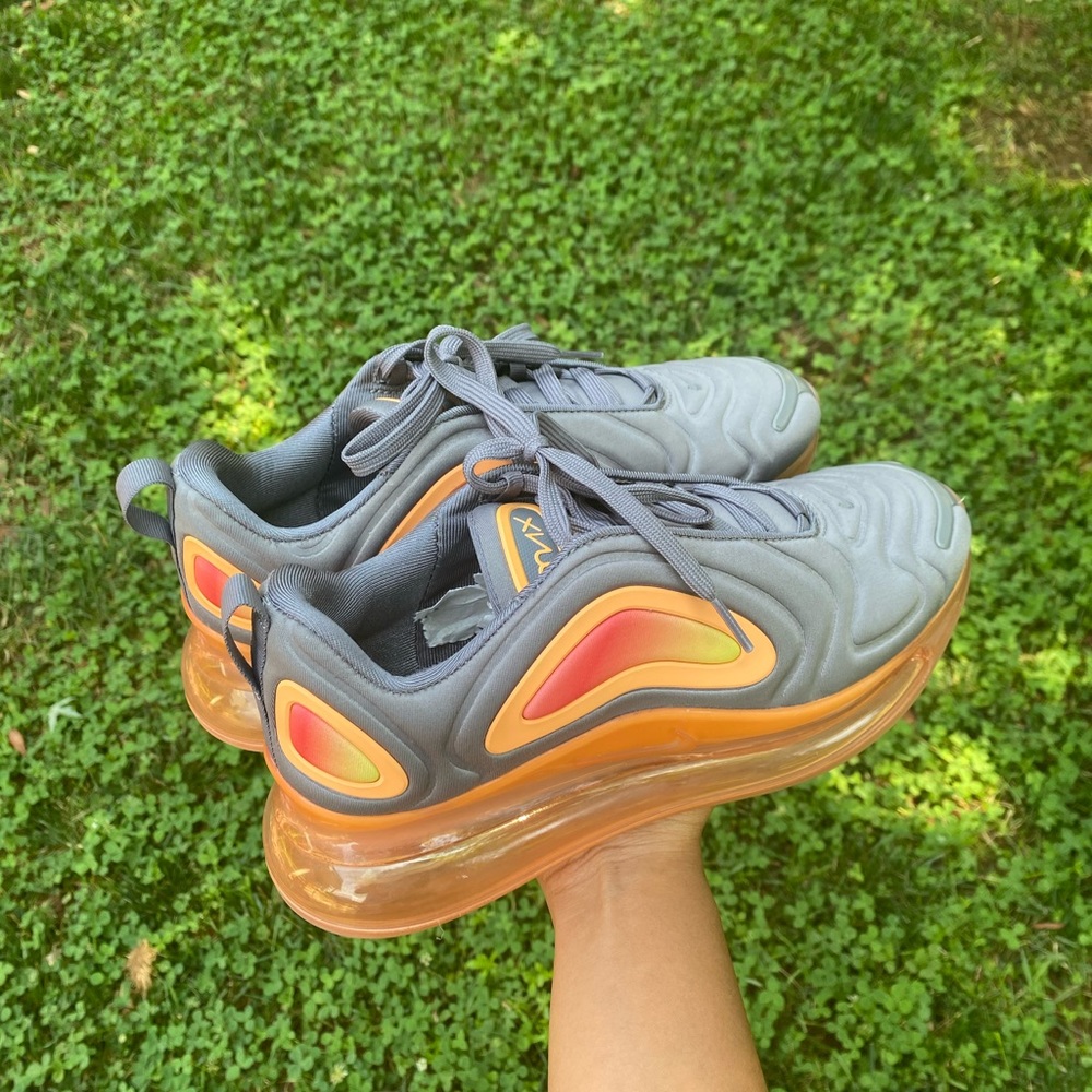 Orange and Grey Nike Air Max 720